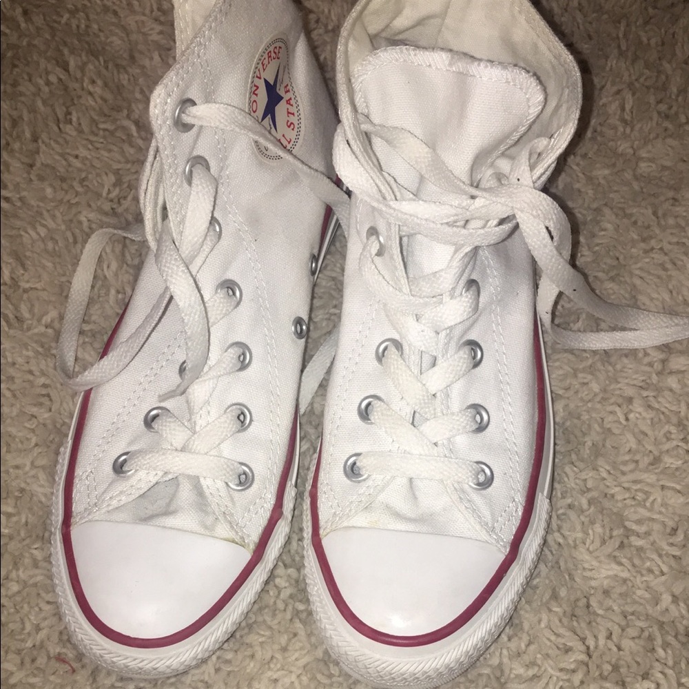 White High Top Converse